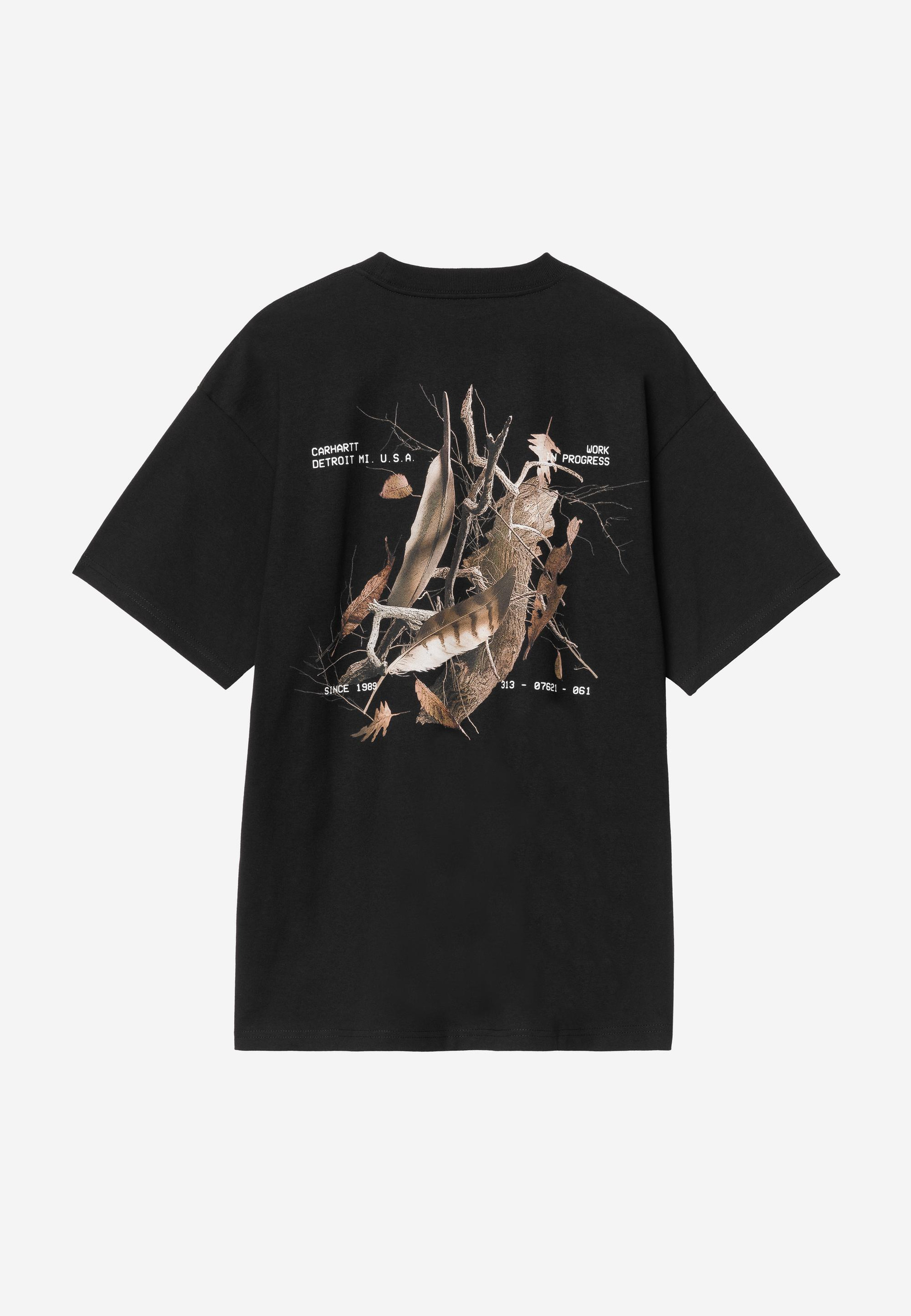 Carhartt WIP S/S Feather Progress T-Shirt Black