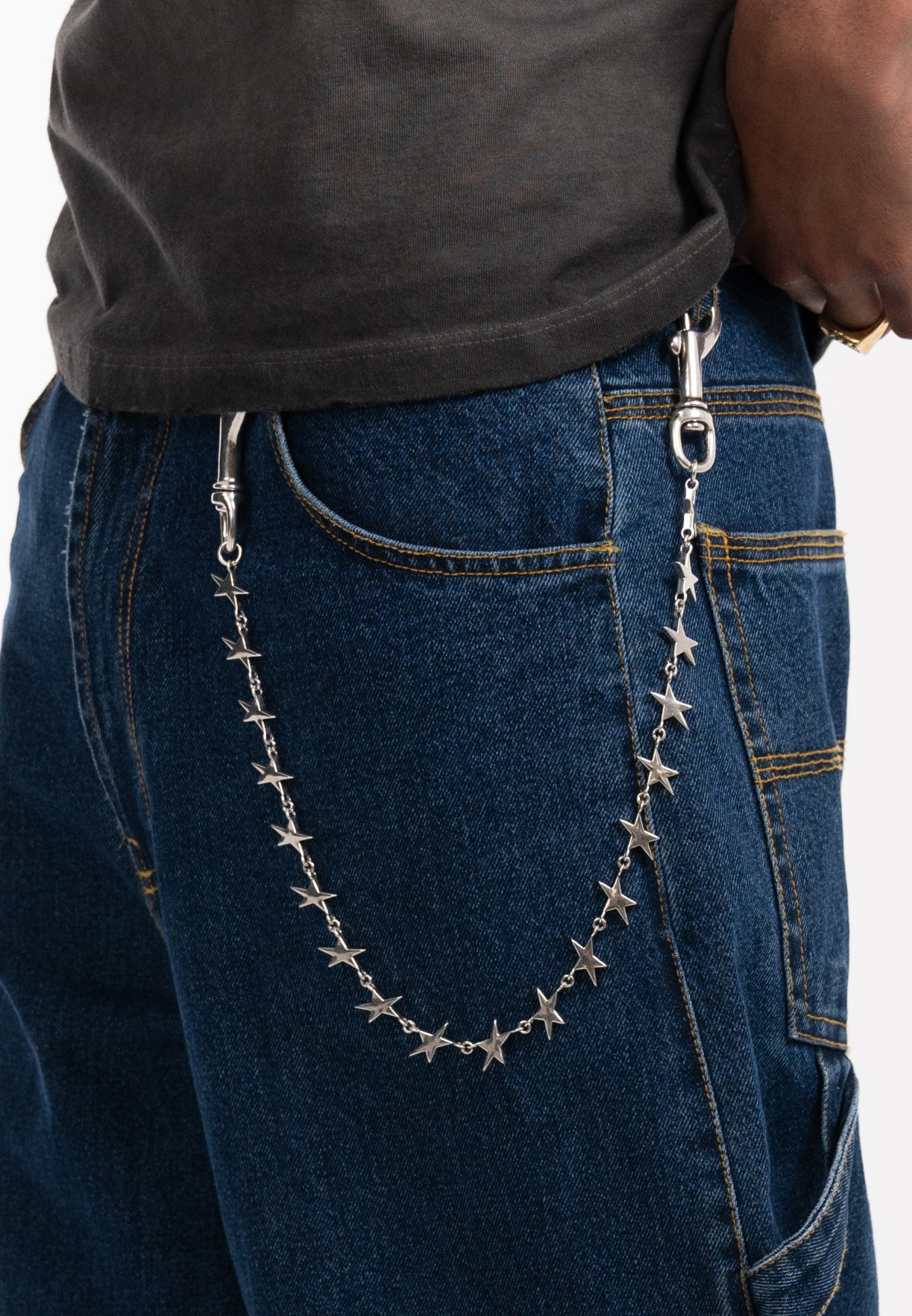 Twojeys Stars Pant Chain Silver