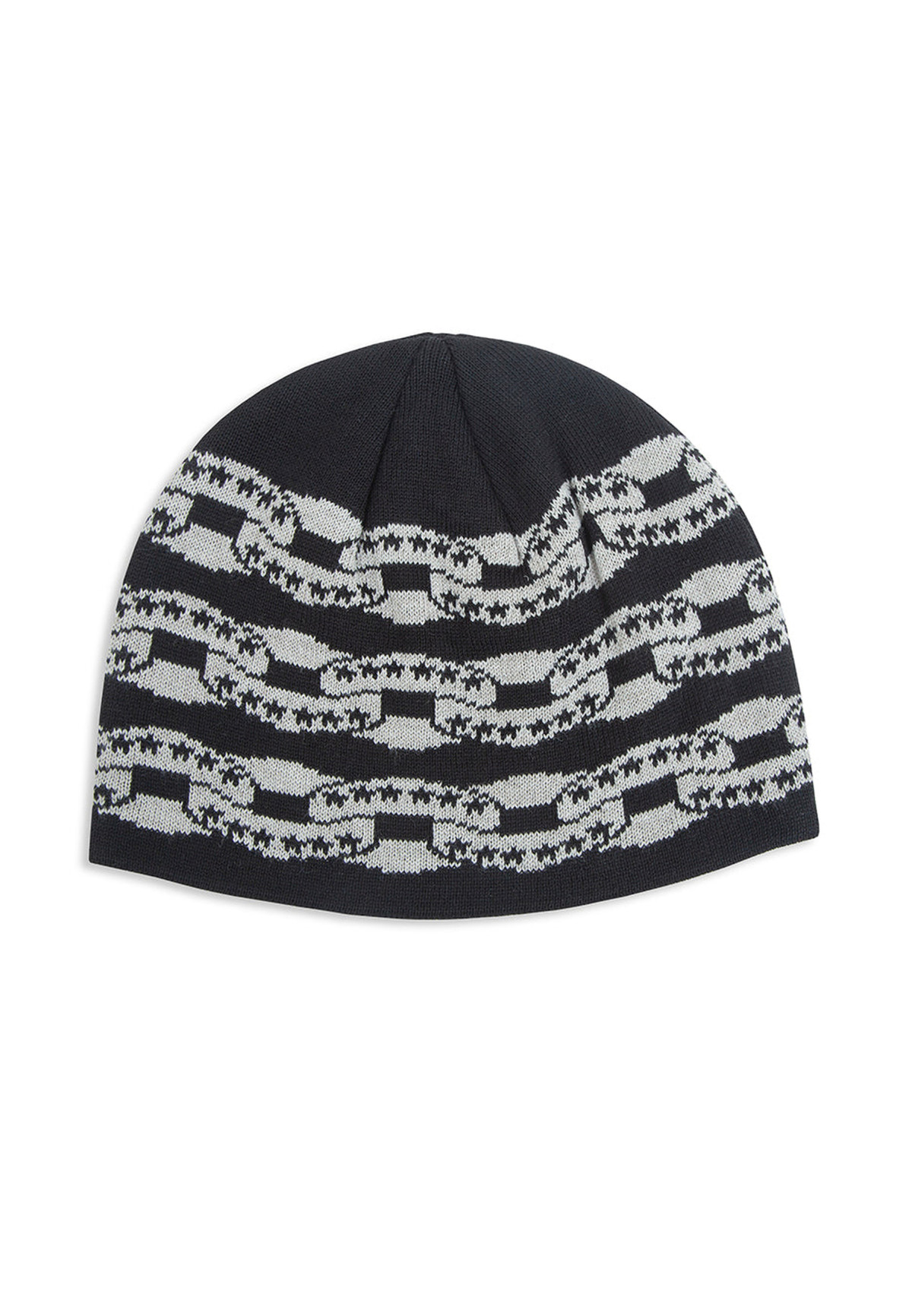 Twojeys Black Icon Chain Beanie Black