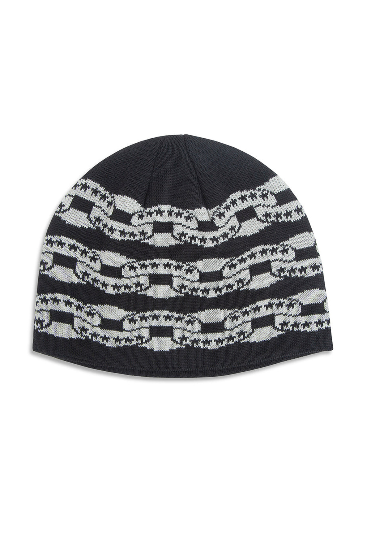 Twojeys Black Icon Chain Beanie Black