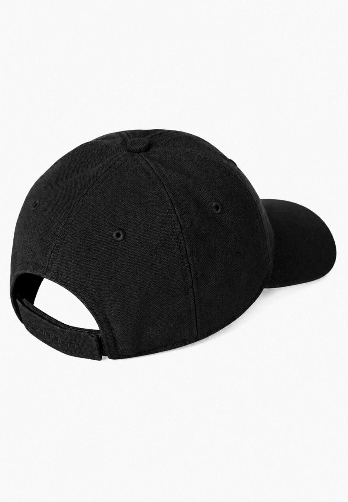 Carhartt WIP Canvas Cap Black stone washed