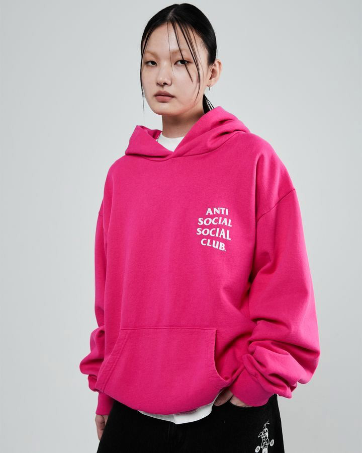 Anti Social Social Club Mind Games Hoodie Pink