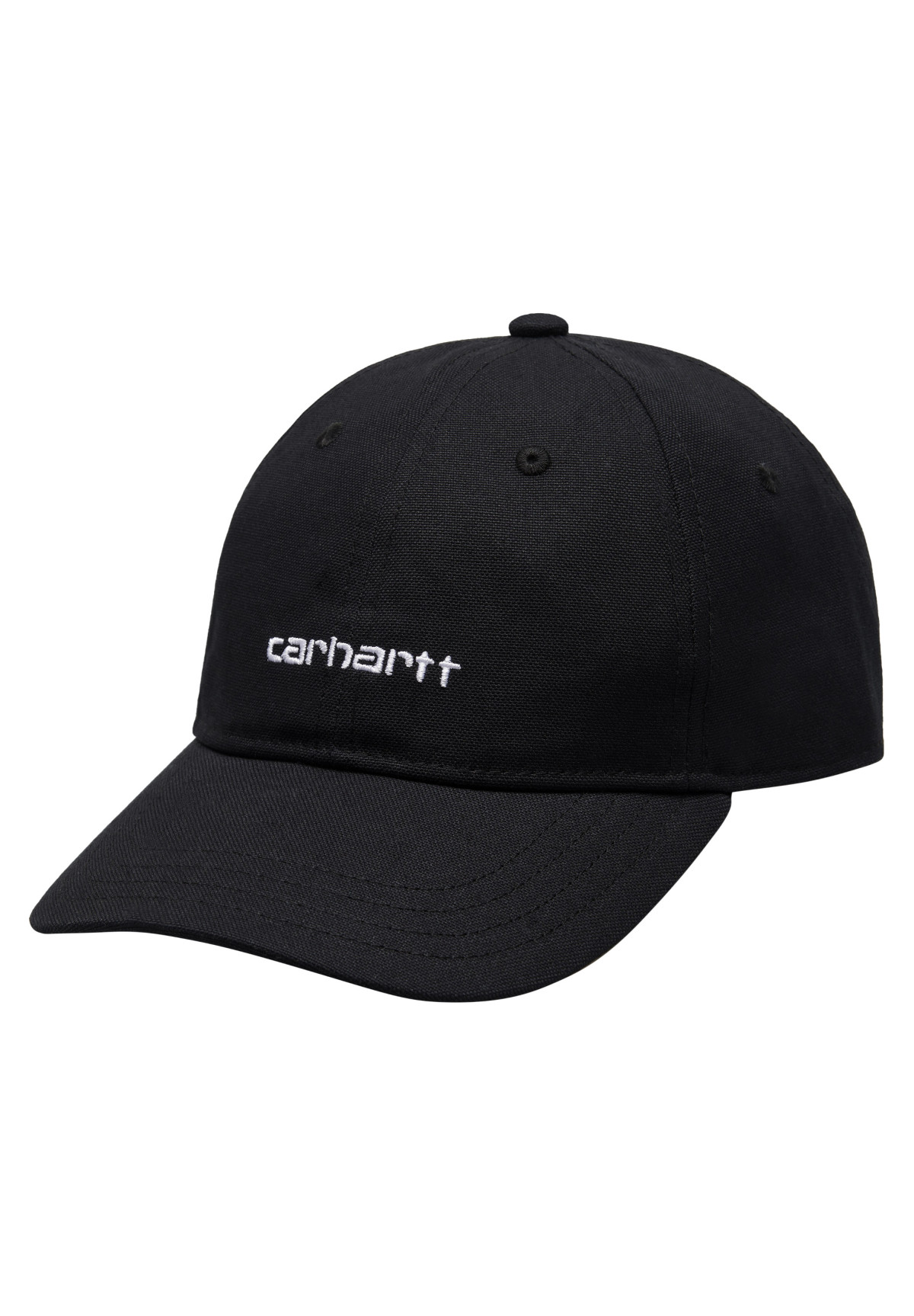 Carhartt WIP Canvas Script Cap Black