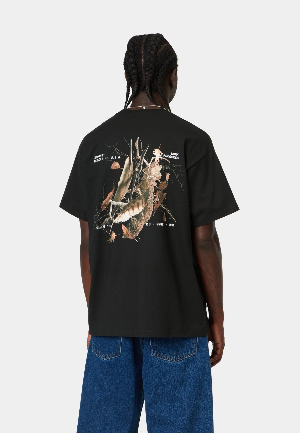 Carhartt WIP S/S Feather Progress T-Shirt Black