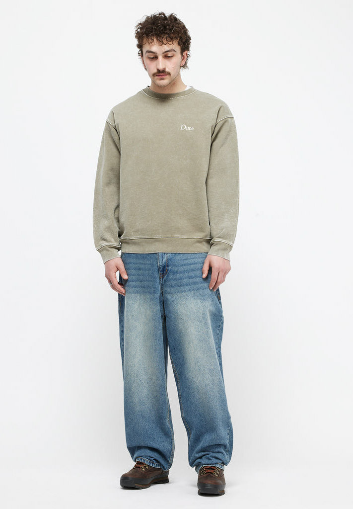 Dime Classic Baggy Denim Pants Sandblasted Indigo