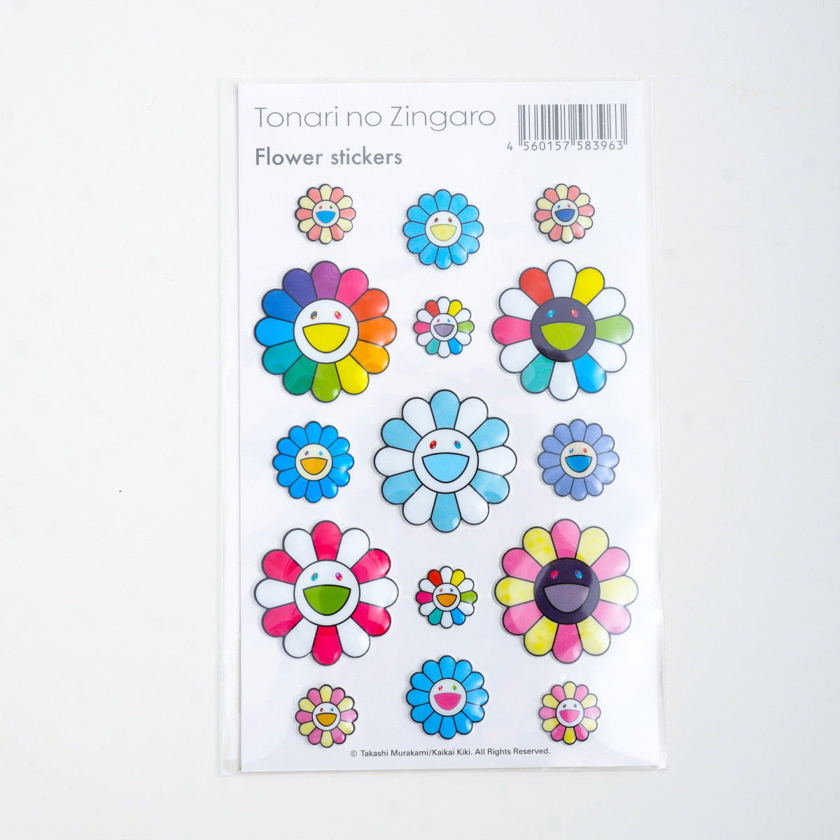 Takashi Murakami Tonari no Zingaro Flower Stickers Set