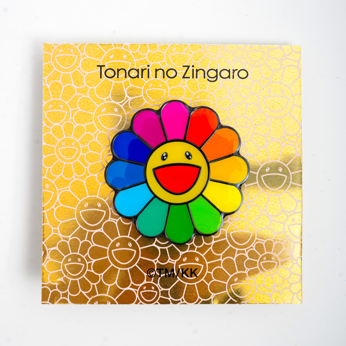 Takashi Murakami Rainbow Flower Tonari no Zingaro Pin Badge