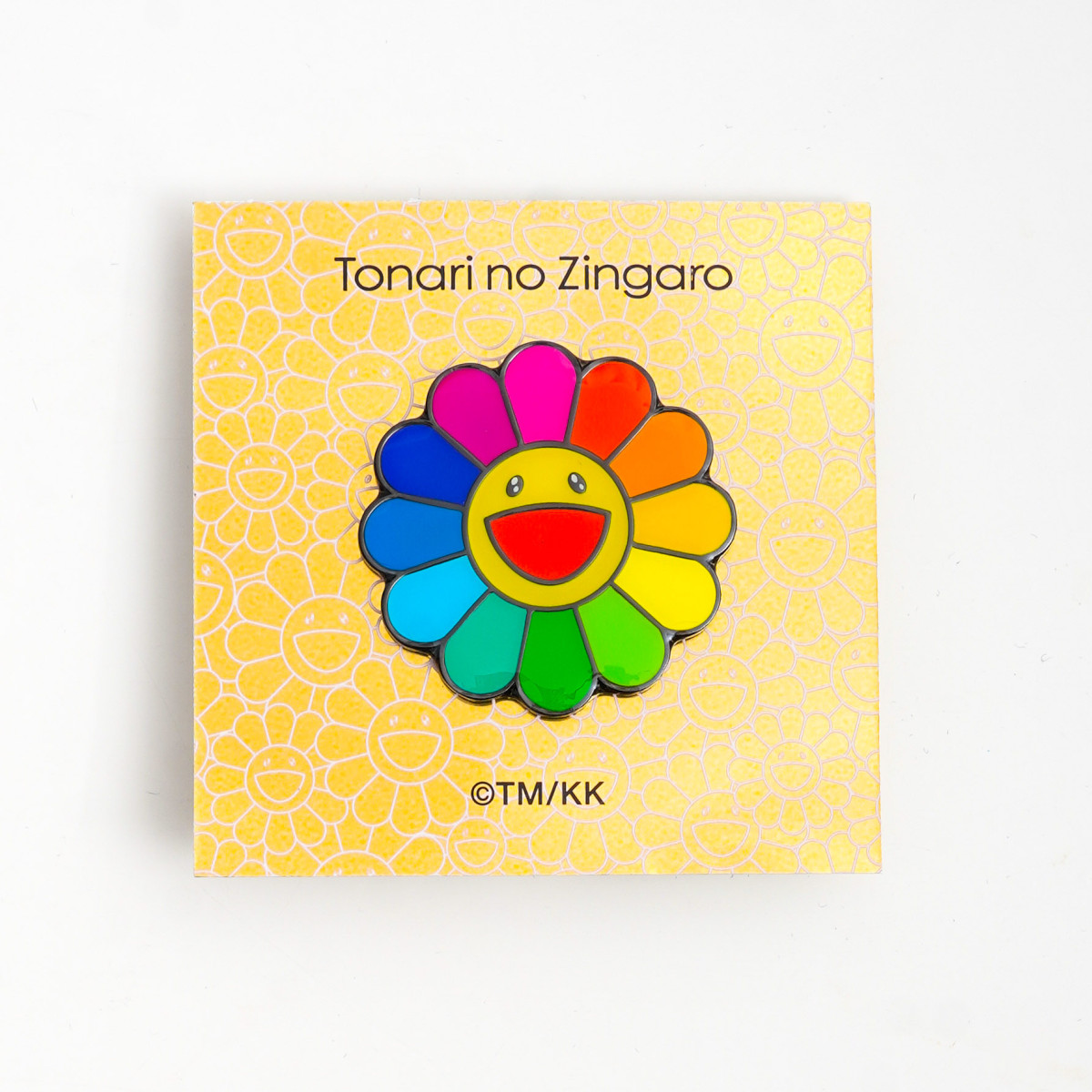 Takashi Murakami Rainbow Flower Tonari no Zingaro Pin Badge