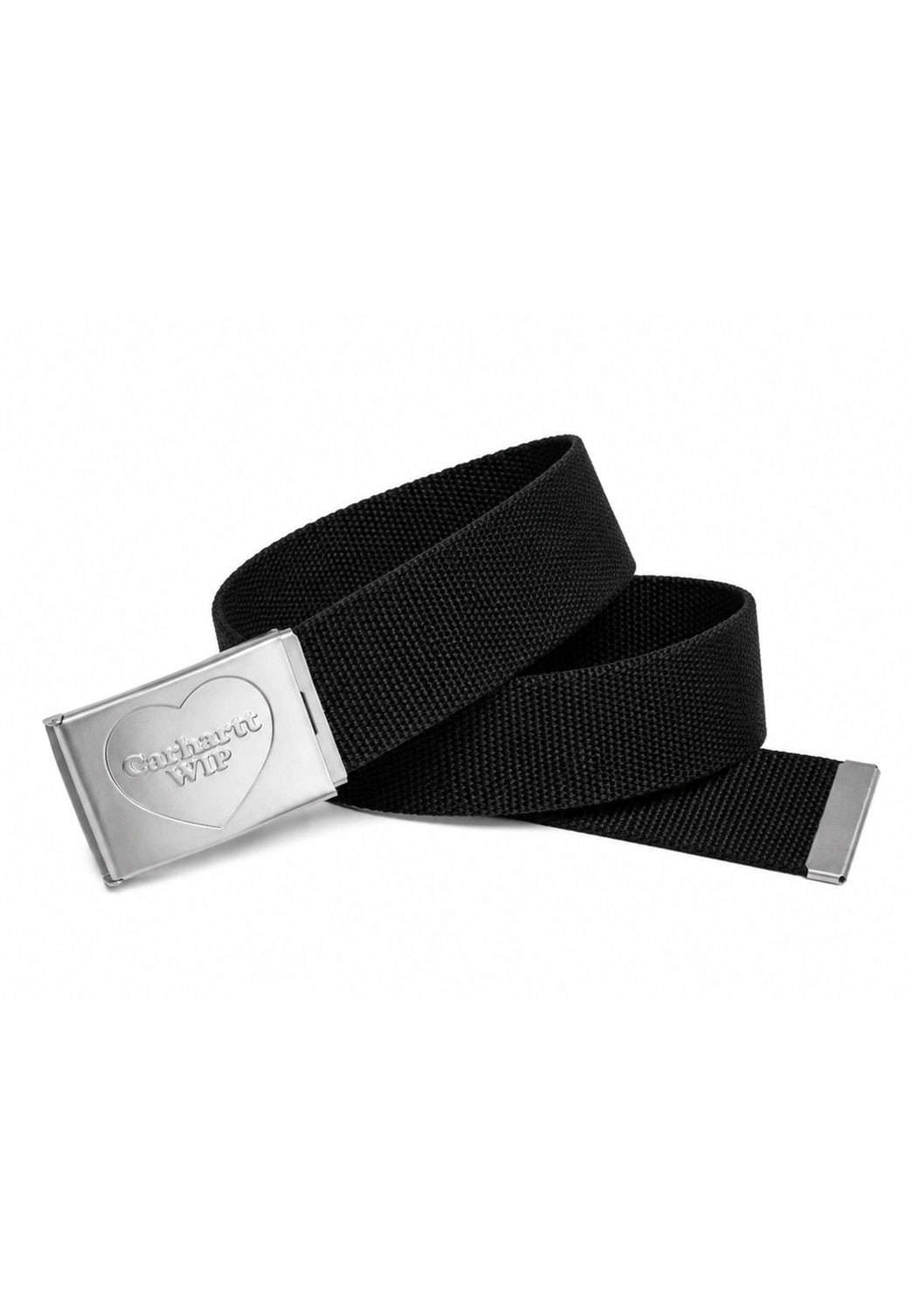 Carhartt WIP Heart Clip Belt Black / Silver