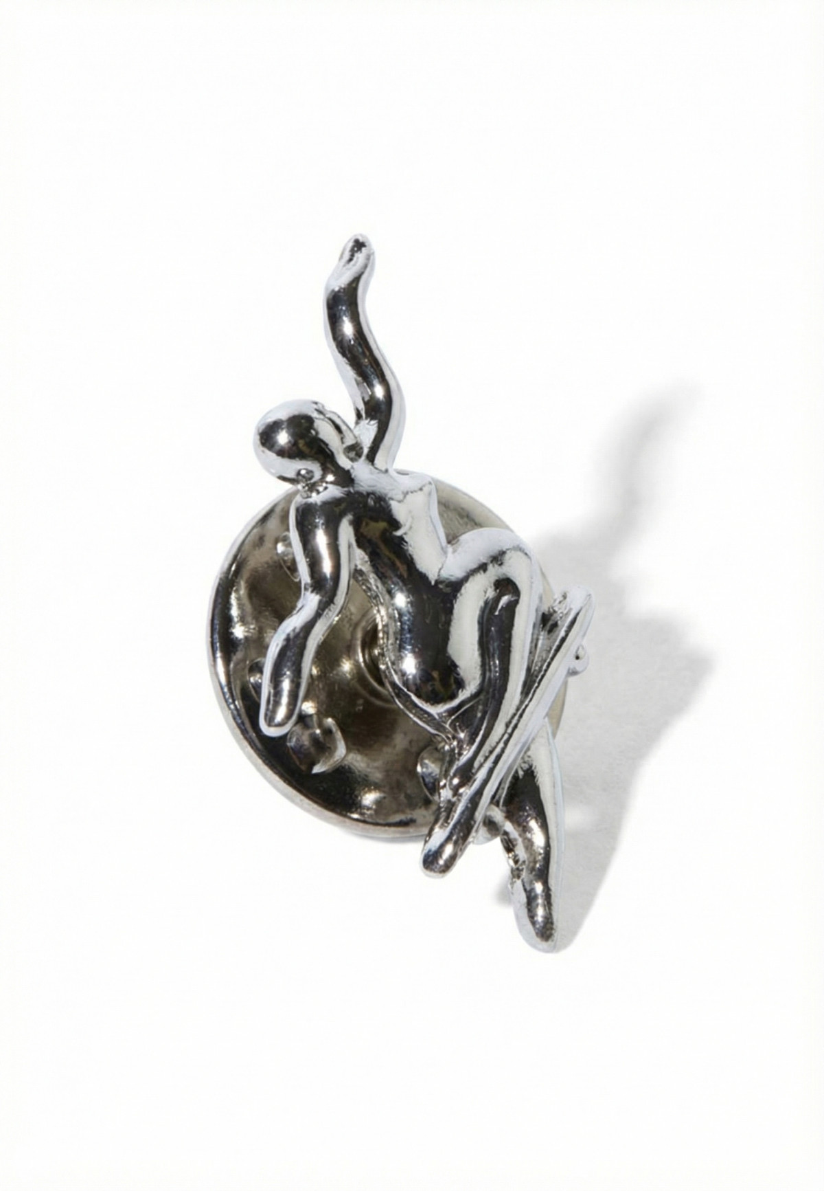Polar Skate Co. No Complies Forever Silver Pin