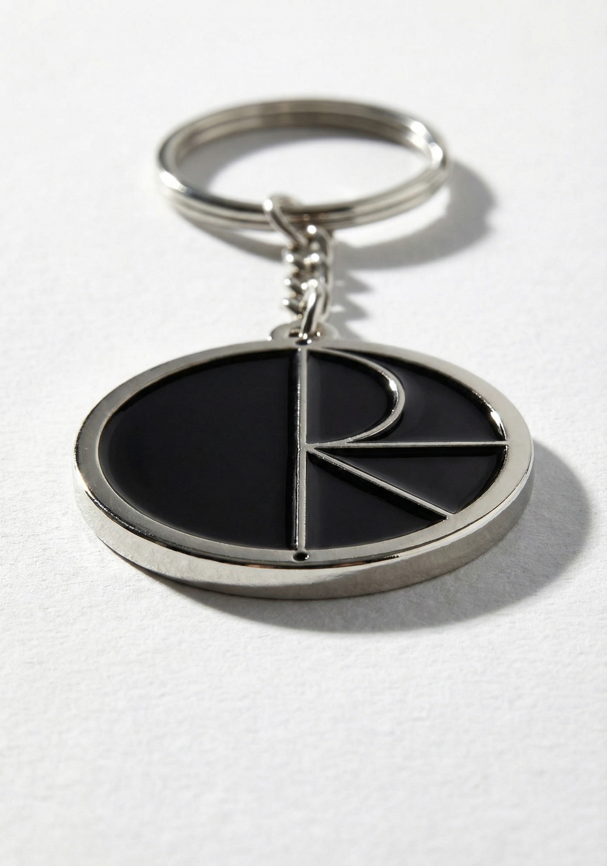 Polar Skate Co. Stroke Logo Silver KeyChain