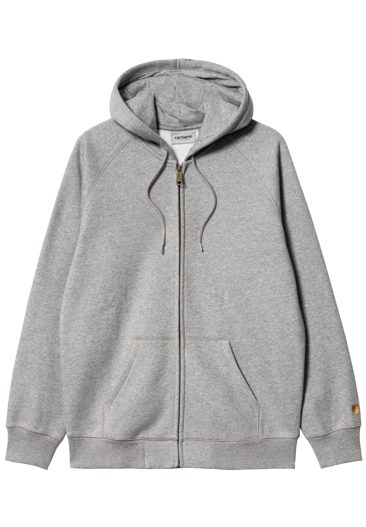 Carhartt WIP Hooded Chase Jacket Grey Heather