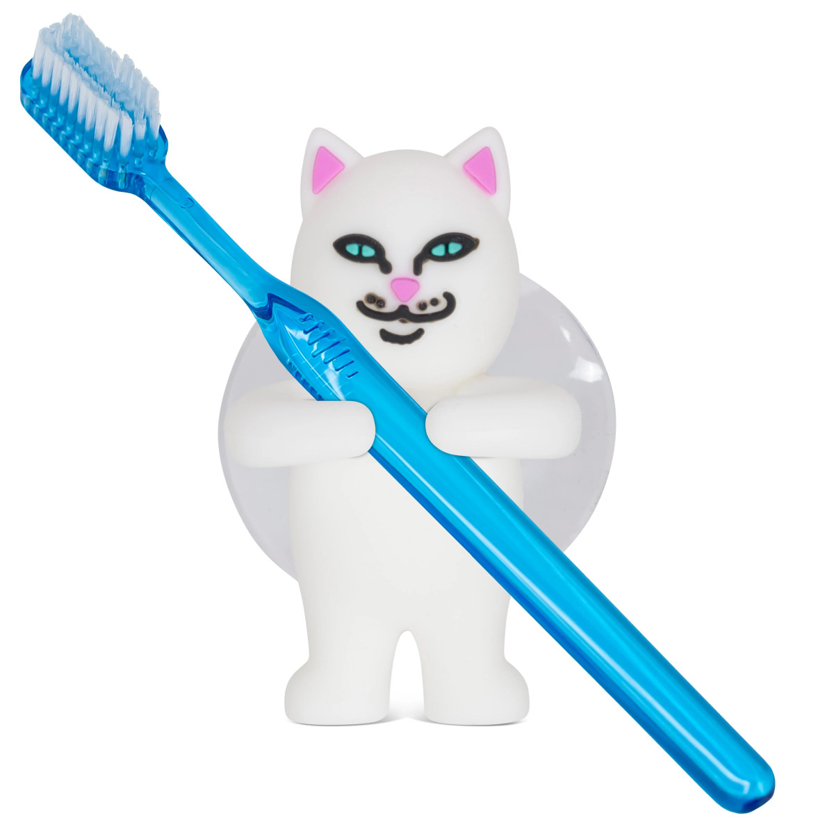 RipNDip Lord Nermal Toothbrush Holder White