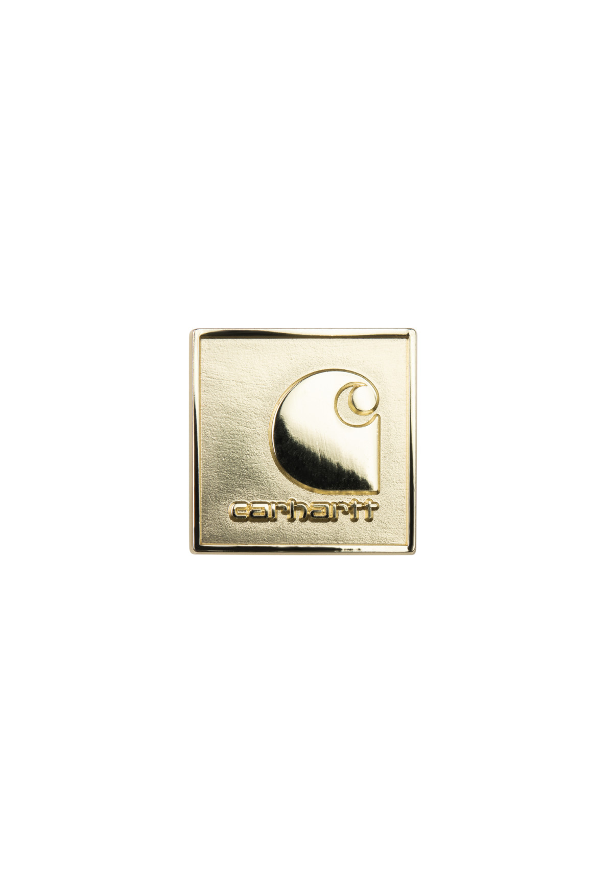 Carhartt WIP Square Label Pin Gold
