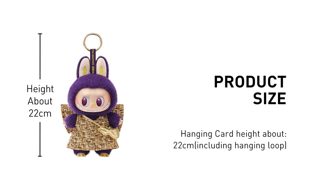 Labubu × Pronounce Wings Of Fortune Vinyl Plush Hanging Card