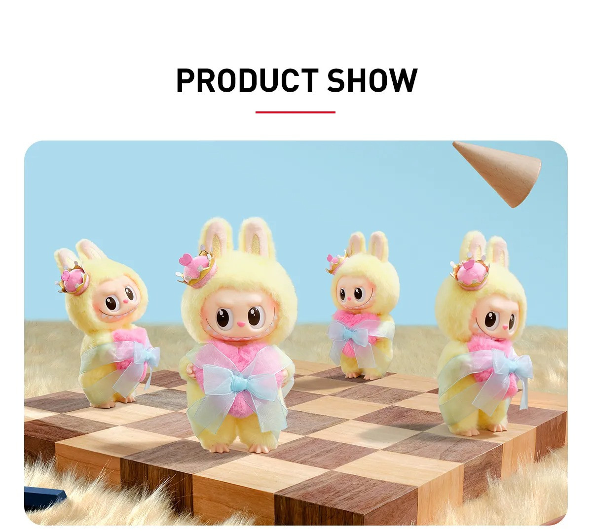 Labubu The Monsters Let's Checkmate Series-Vinyl Plush Hanging
