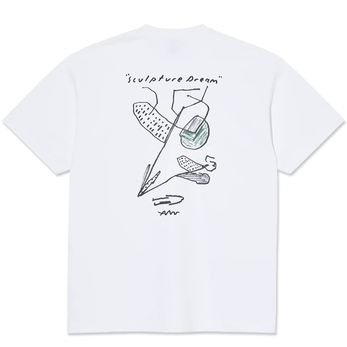 Polar Skate Co. Sculpture Dream Tee White