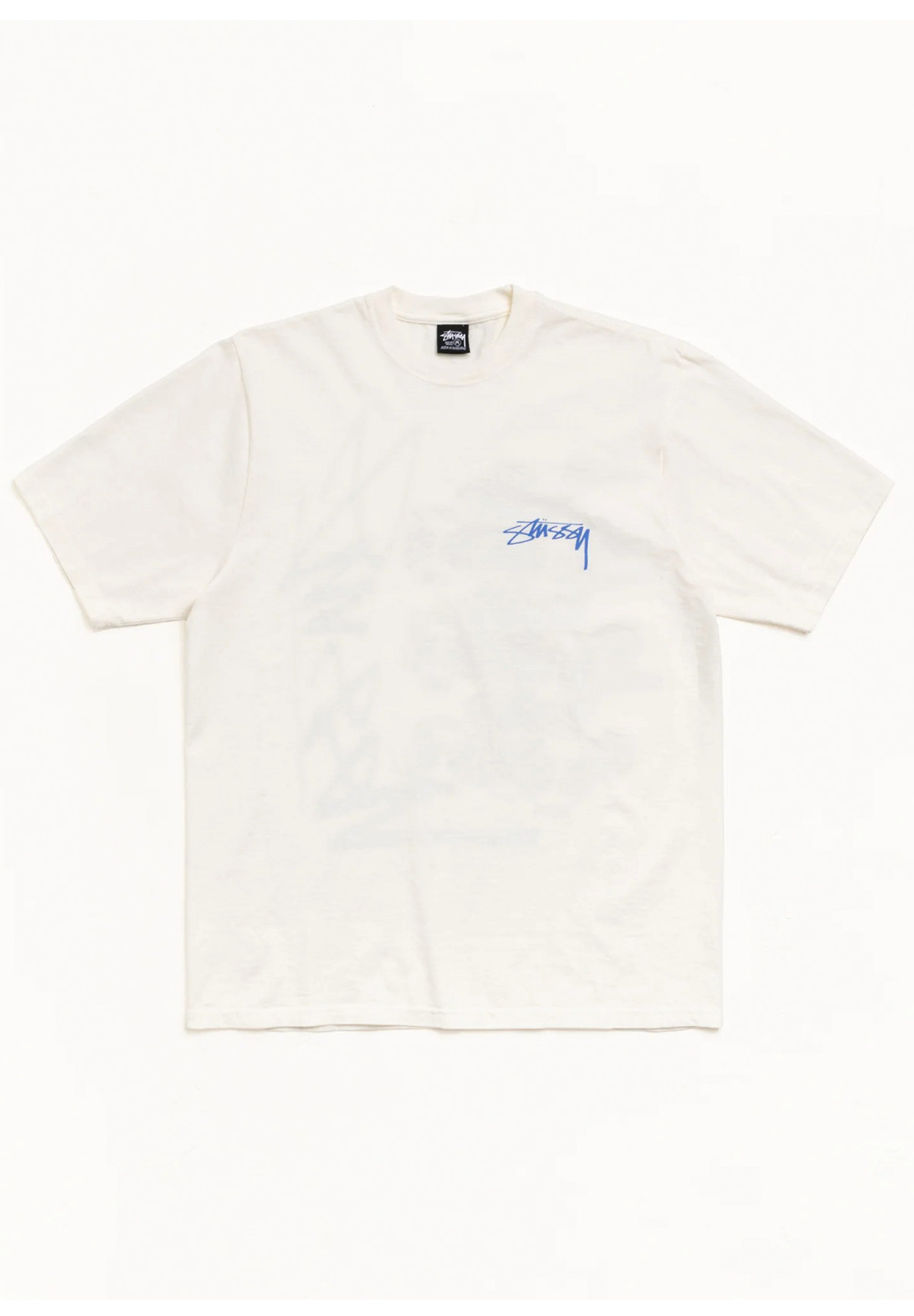 Stussy Skate Stack Tee Pigment Dyed Natural