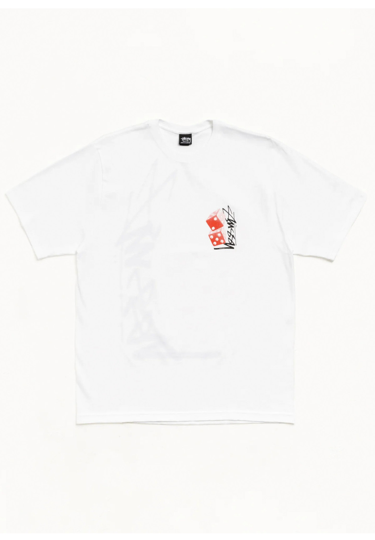 Stussy Tall Dice Tee White