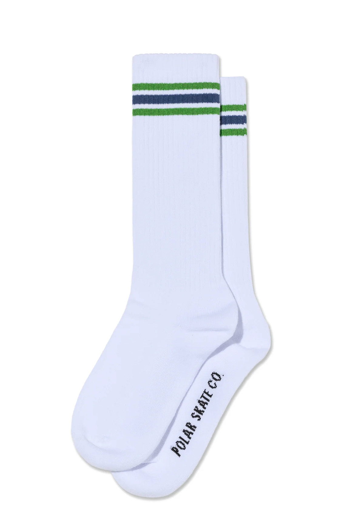 Skarpetki Polar Long Rib Socks White/Green/Blue