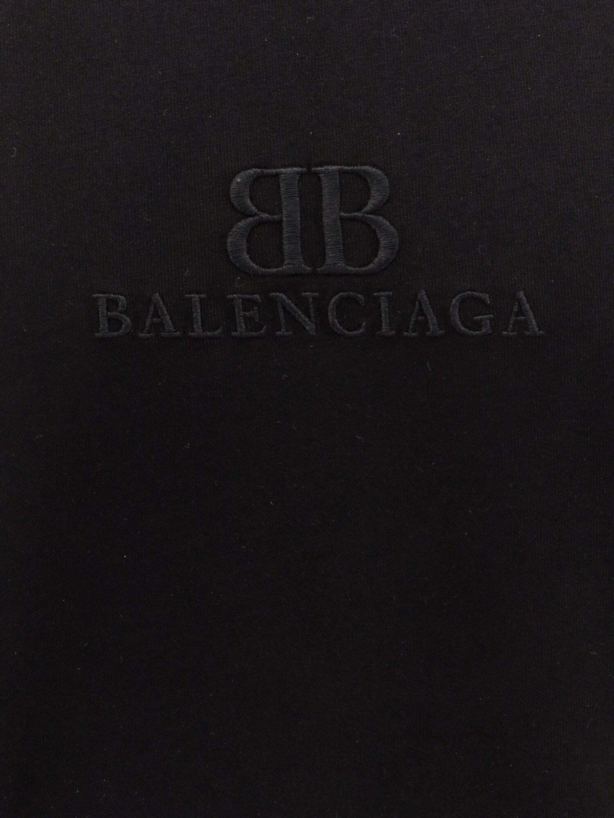 Balenciaga Embroidered logo T-shirt Black