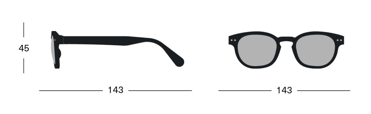 Okulary Przeciwsłoneczne Izipizi Paris SUN #C Black