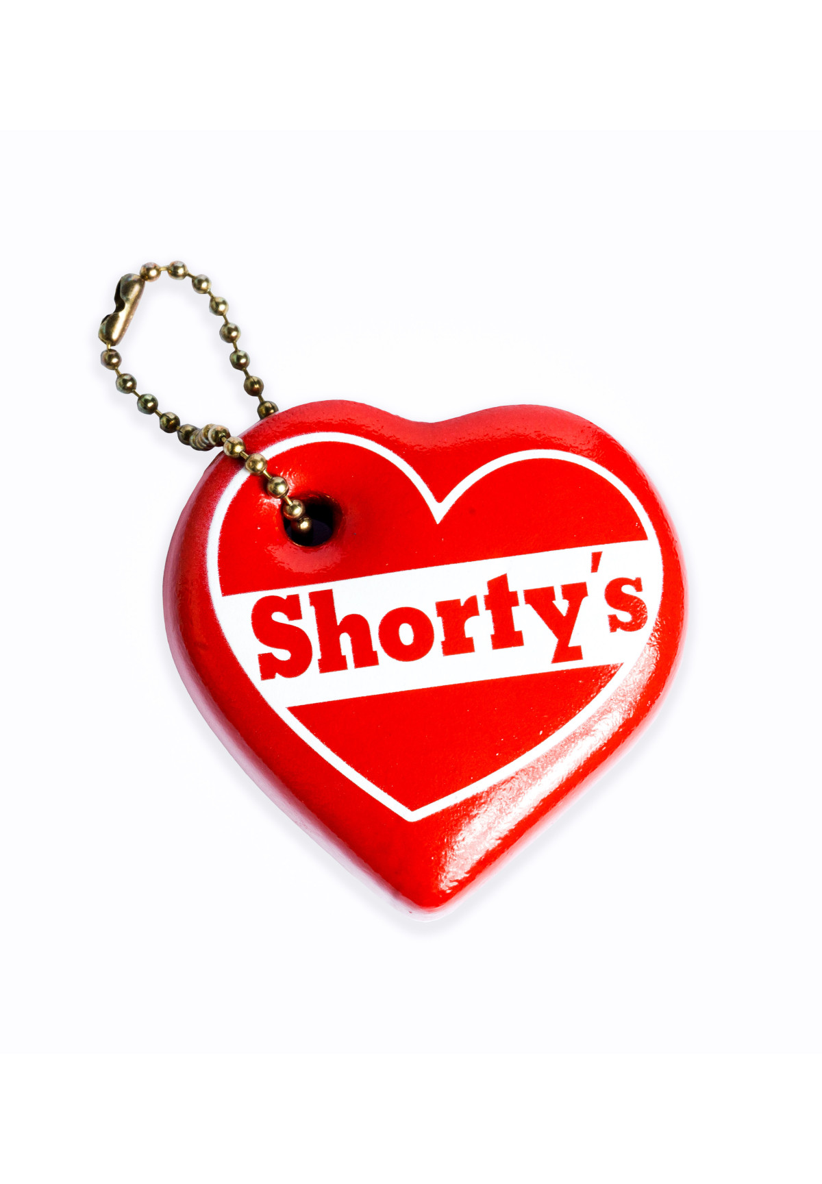 Pleasures x Shorty's Puffy Heart Keychain Red