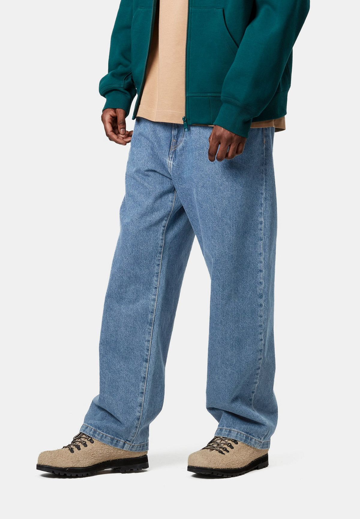 Carhartt WIP Landon Pant Blue Heavy Stone Washed