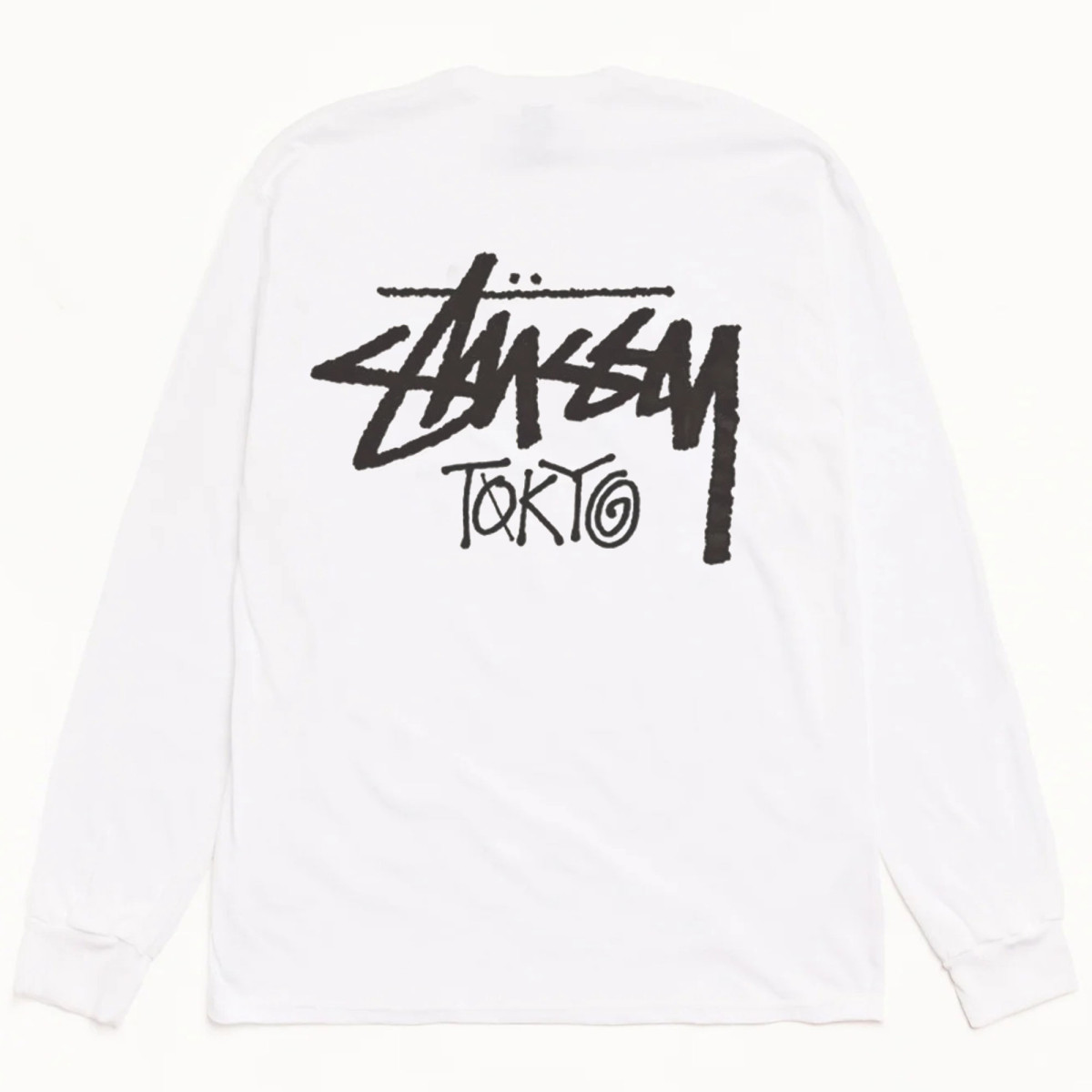 Stussy Stock Tokyo LS Tee White