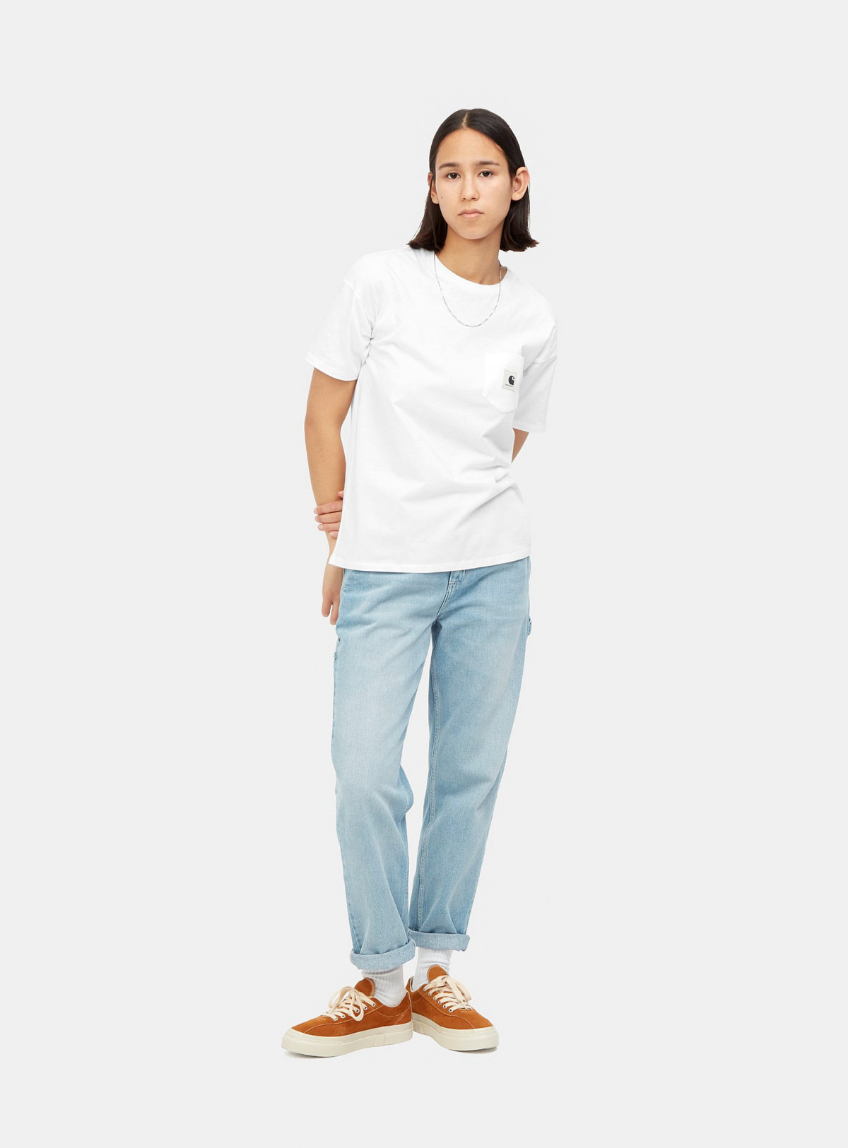 Carhartt WIP W' S/S Pocket T-Shirt White
