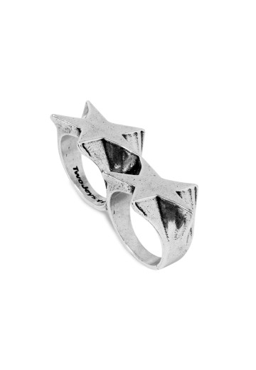Twojeys Superstar Knuckle Ring Silver