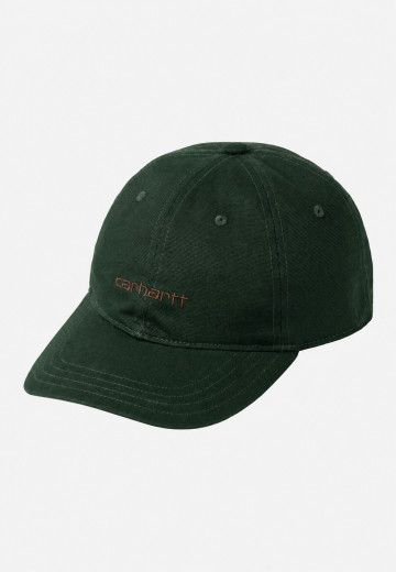 Carhartt WIP Canvas Script Cap Dark Scarab / Palisander