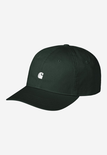 Carhartt WIP Madison Logo Cap Dark Scarab / White