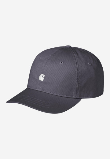 Carhartt WIP Madison Logo Cap Shady Purple / White