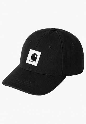 Carhartt WIP Canvas Cap Black stone washed