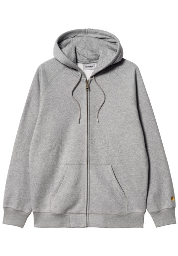 Carhartt WIP Hooded Chase Jacket Grey Heather