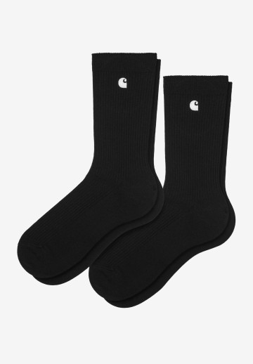 Carhartt WIP Madison Pack Socks Black / White