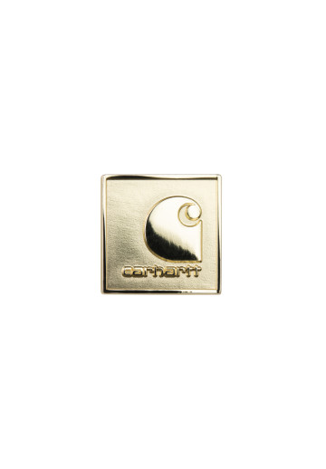 Carhartt WIP Square Label Pin Gold
