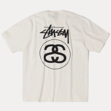 Stussy Stock Link Pigment Dyed Tee Natural