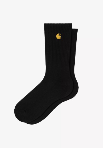 Carhartt WIP Chase Socks Black / Gold