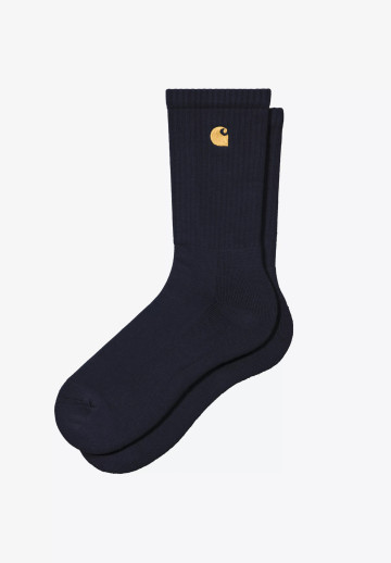 Carhartt WIP Chase Socks Dark Navy / Gold