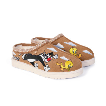 Palace x UGG Looney Tunes Tasman Slipper Chestnut