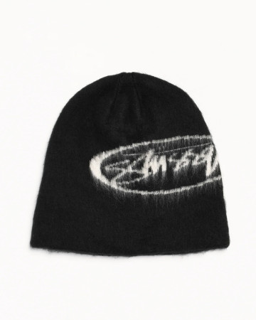 Stussy Brushed Oval Stock Skullcap Black