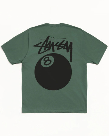 Stussy 8 Ball Tee Pigment Dyed Pine