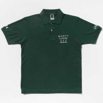 Marty Supreme x A24 x Pacro Japan Polo Shirt Green