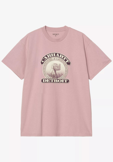 Carhartt WIP S/S Cold World T-Shirt Glassy Pink