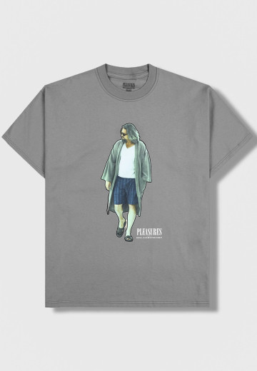 Pleasures x Big Lebowski™ Dude T-Shirt Charcoal