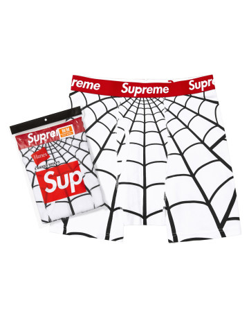 Supreme® Hanes Spider-Man Boxer Brief White