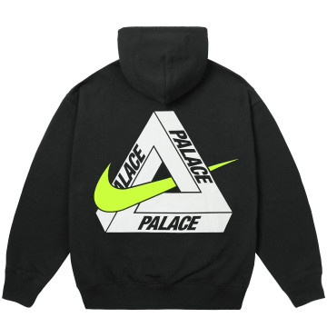 Palace x Nike Tri Swoosh Hood Black