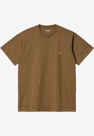 Carhartt WIP S/S Chase T-Shirt Hamilton Brown / Gold